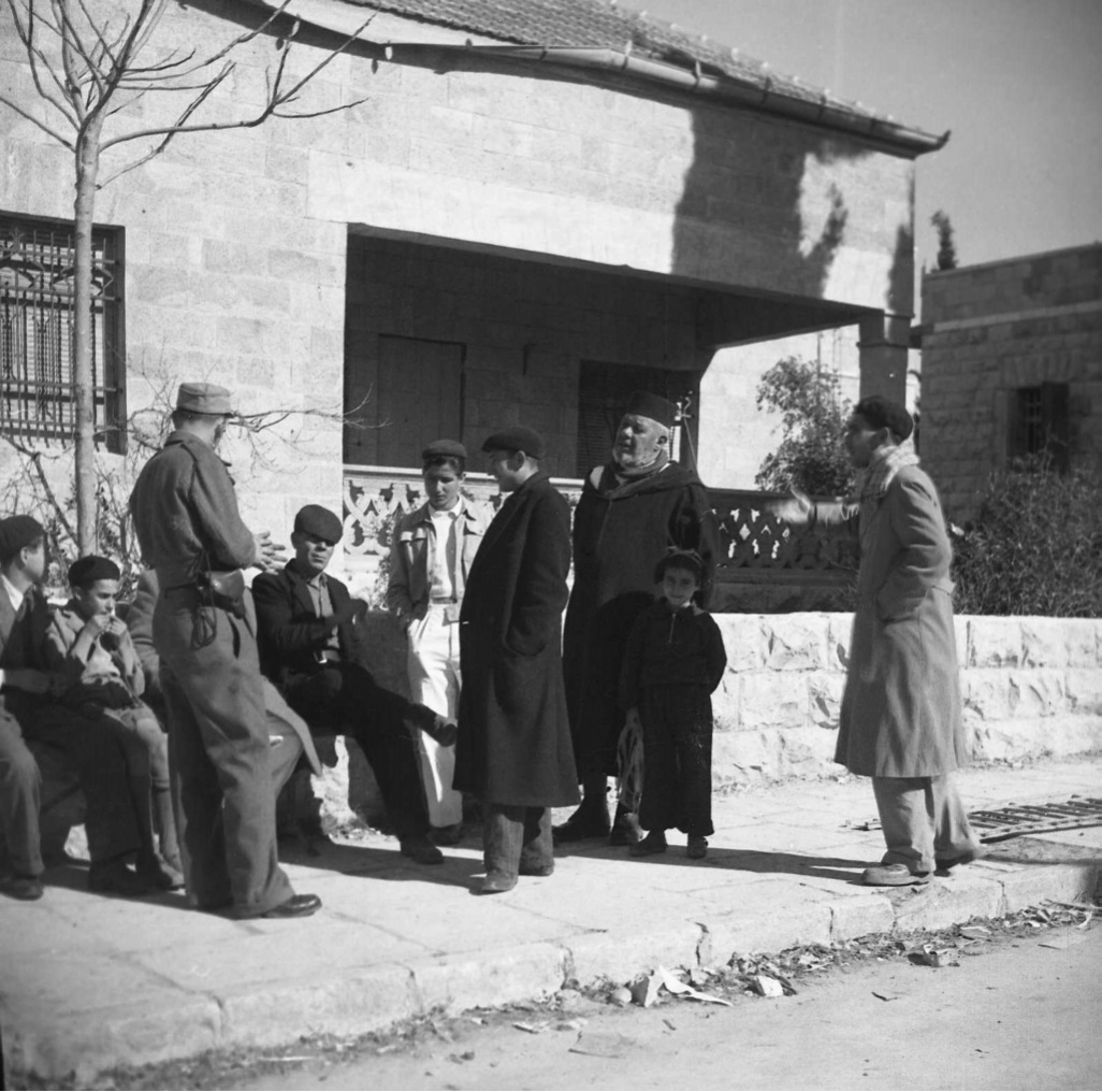 עולים ממרוקו בשכונת בקעה, 1950