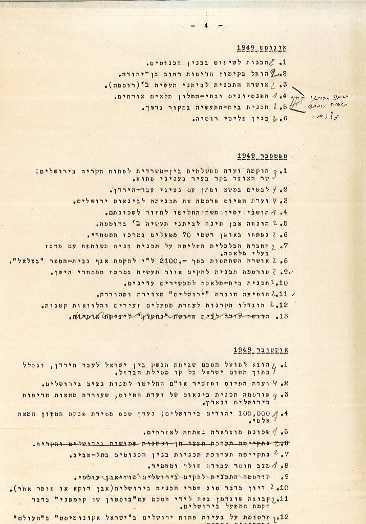 יומן ירושלים: אוגוסט 1949 עד אוקטובר 1949  (S21\324\2)