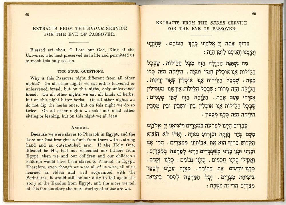 קטעי ההגדה לליל הסדר בסידור לחייל