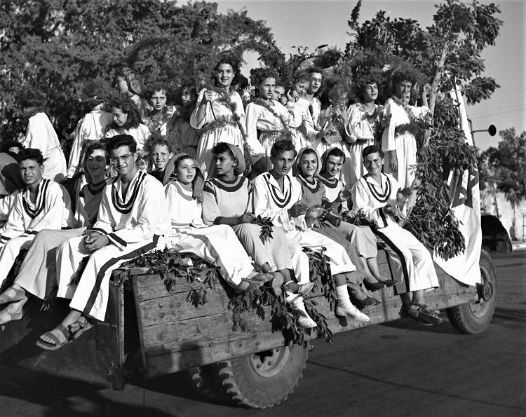 חגיגות 70 שנה לראשון לציון, 1952, מאוסף קרן היסוד (NKH\437938)