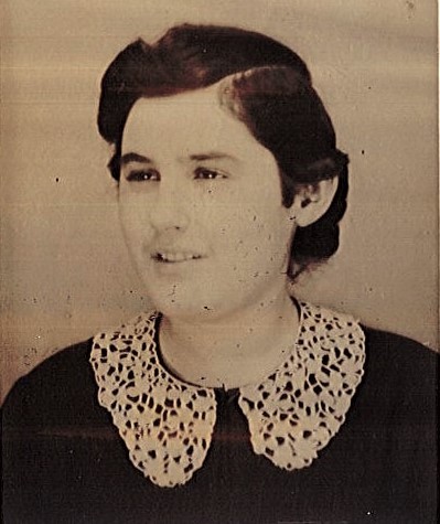 חנה לוי לאחר שעלתה לארץ, 1938 (A399\712-1p)