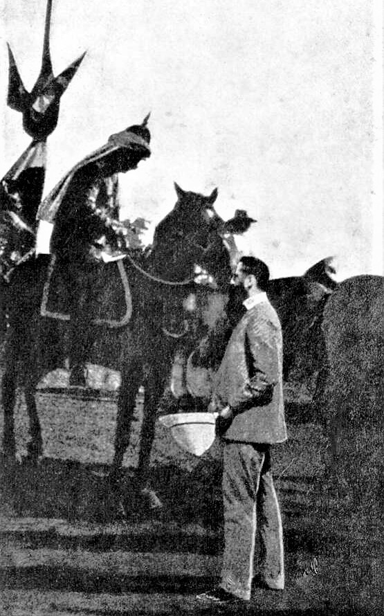 הרצל נפגש עם הקיסר הגרמני וילהלם השני ב"מקווה ישראל", 1898 (PHG\1002038)