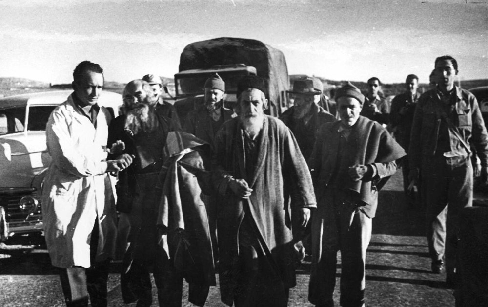 השבויים הישראלים, ממגִני הרובע היהודי, חוזרים מהשבי בירדן, 1948.