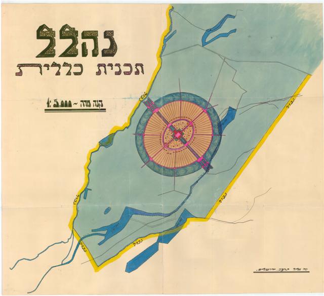 A map of Nahalal, 1922 (KL5M\6660)