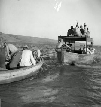 Jewish fishermen on the Hula