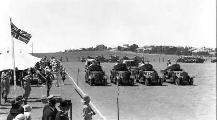 A military parade on the occasion of the king's birthday, 4.6.1934, Jerusalem