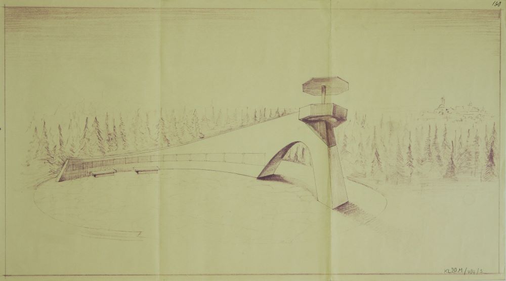 A plan for a memorial including an observation tower (KL20M\484\3)