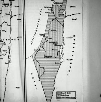 The map of the partition plan, 1947 (NPS200885)